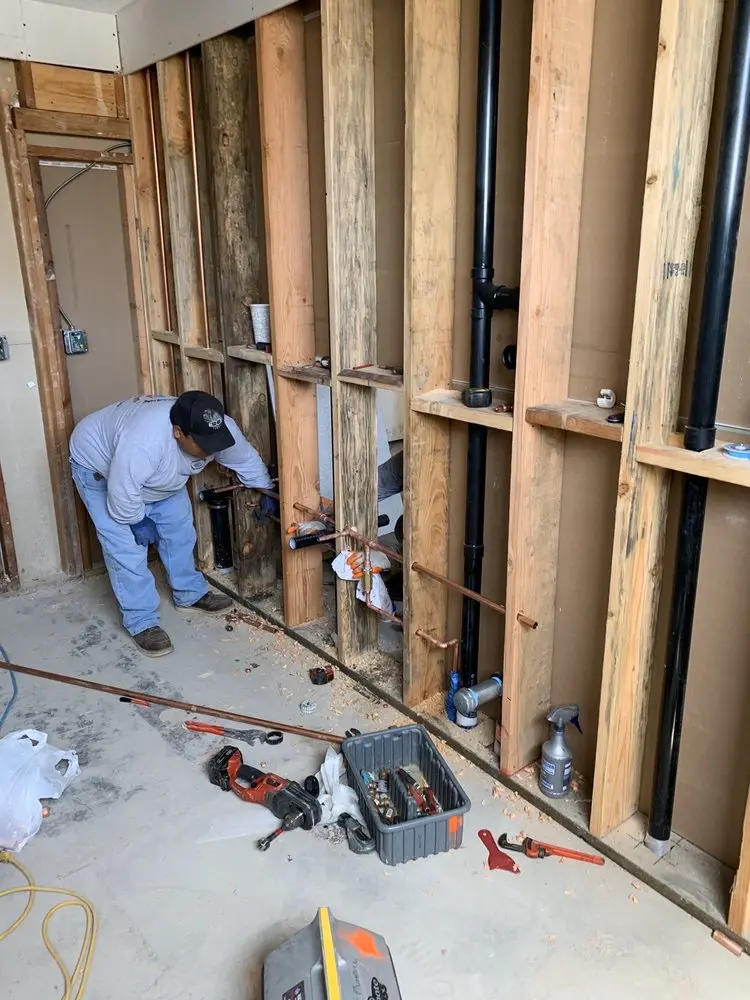 Commercial rough-in plumbing for Commercial Plumbing in Twin Lakes Village